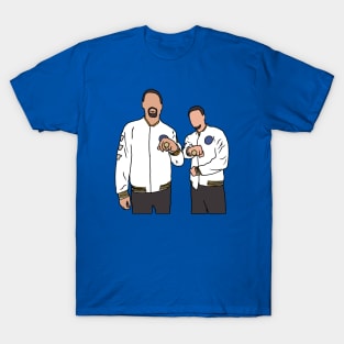 Klay Thompson, Steph Curry, and Their Rings T-Shirt